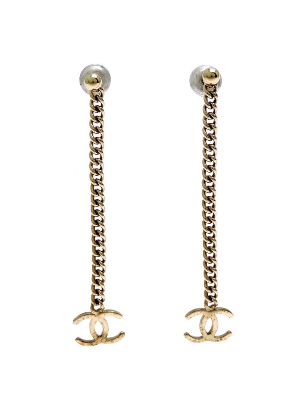 Chanel Earrings Green